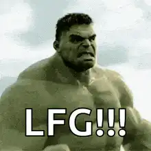 Hulk screaming LFG