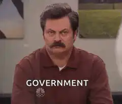 Ron Swanson Government Facepalm