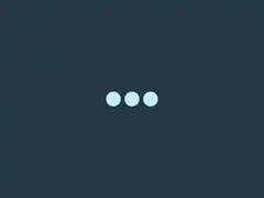 Three dots loading animation