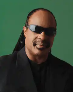Stevie Wonder sunglasses flip