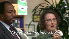 Are you calling me a ho?