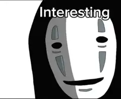 No-Face drinking tea Interesting