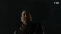 Negan raises his bat Lucille