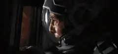 Astronaut screaming in helmet