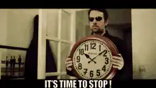 It's Time to Stop