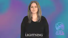 ASL sign for lightning
