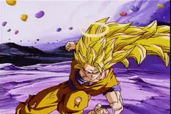 Super Saiyan 3 Goku vs Majin Buu