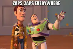Buzz Lightyear Zaps Everywhere