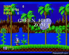 Sonic the Hedgehog Green Hill Zone gameplay