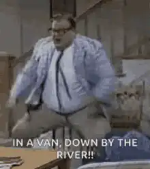 Kevin McCallister in a van down by the river