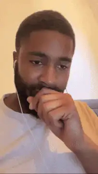 Man reacts to side profile meme