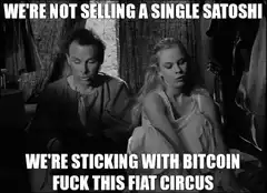 We're Sticking With Bitcoin Fuck This Fiat Circus