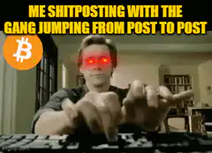 Keanu Reeves Matrix Bitcoin Shitposting