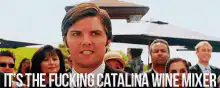 Michael Sheen as David Cameron at the Catalina Wine Mixer