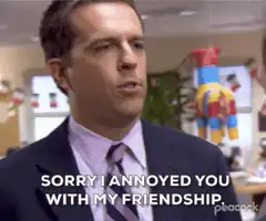 Sorry I Annoyed You With My Friendship