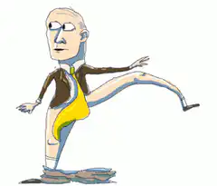 Vladimir Putin peeing in public