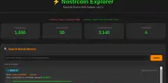 Nostrcoin Explorer and Miner