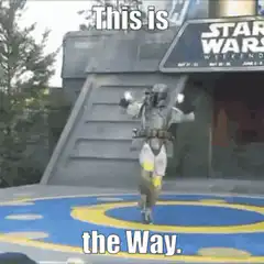 Boba Fett dancing This is the Way