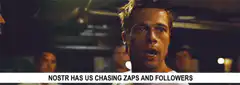 Brad Pitt Nostr meme