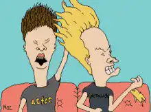 Beavis and Butt-Head headbanging