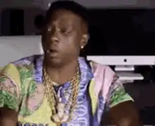 Man reacting with shock and disbelief