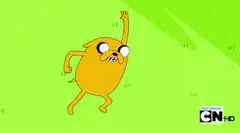 Jake and Finn high five