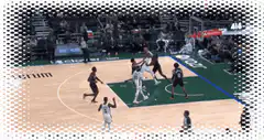 basketball player dunking