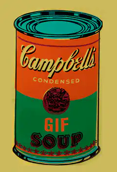 Campbell's Soup Can changing colors