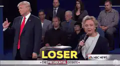 Donald Trump Loser Debate GIF