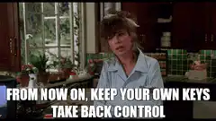 Mom tells son to keep his own keys