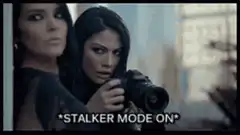 Kendall and Kylie stalker mode on