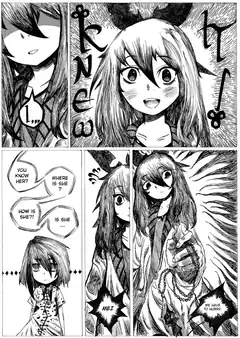 anime girl reveals herself