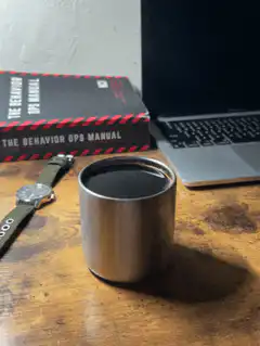 coffee cup on desk