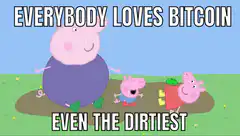 Peppa Pig Bitcoin meme