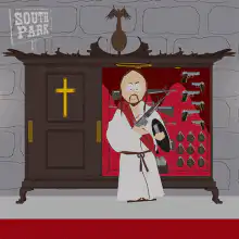 Jesus Christ from South Park Lock and Load