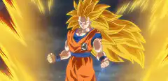 Goku Super Saiyan 3 power up