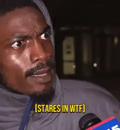 Man Stares in WTF