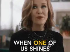 When one of us shines, all of us shine
