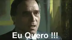 Man shouting Eu Quero