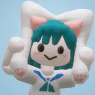 Hatsune Miku plushie waving