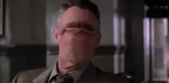 Man with giant mouth laughing