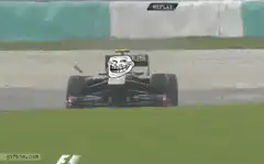 Trollface F1 car crash