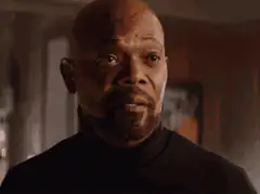 Samuel L. Jackson suspicious look