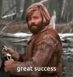 great success man