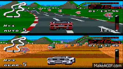 split-screen racing game gameplay
