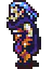 Jotaro Kujo pixel art walk cycle