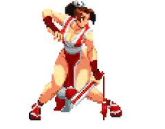 Chun-Li falls and opens fan