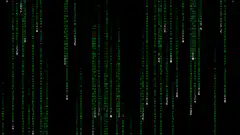 Matrix digital rain animation
