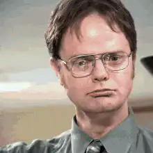Dwight Schrute Saluting