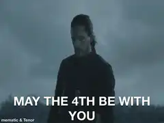 Jon Snow May the 4th Be With You